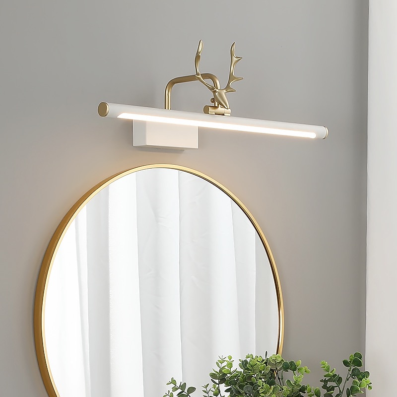 lampada frontale a specchio a led vanity light 40cm 20w applique da parete per camera da letto moderna semplice bagno alluminio acrilico ip20 110-240v del 2025 a $190.99 –P3