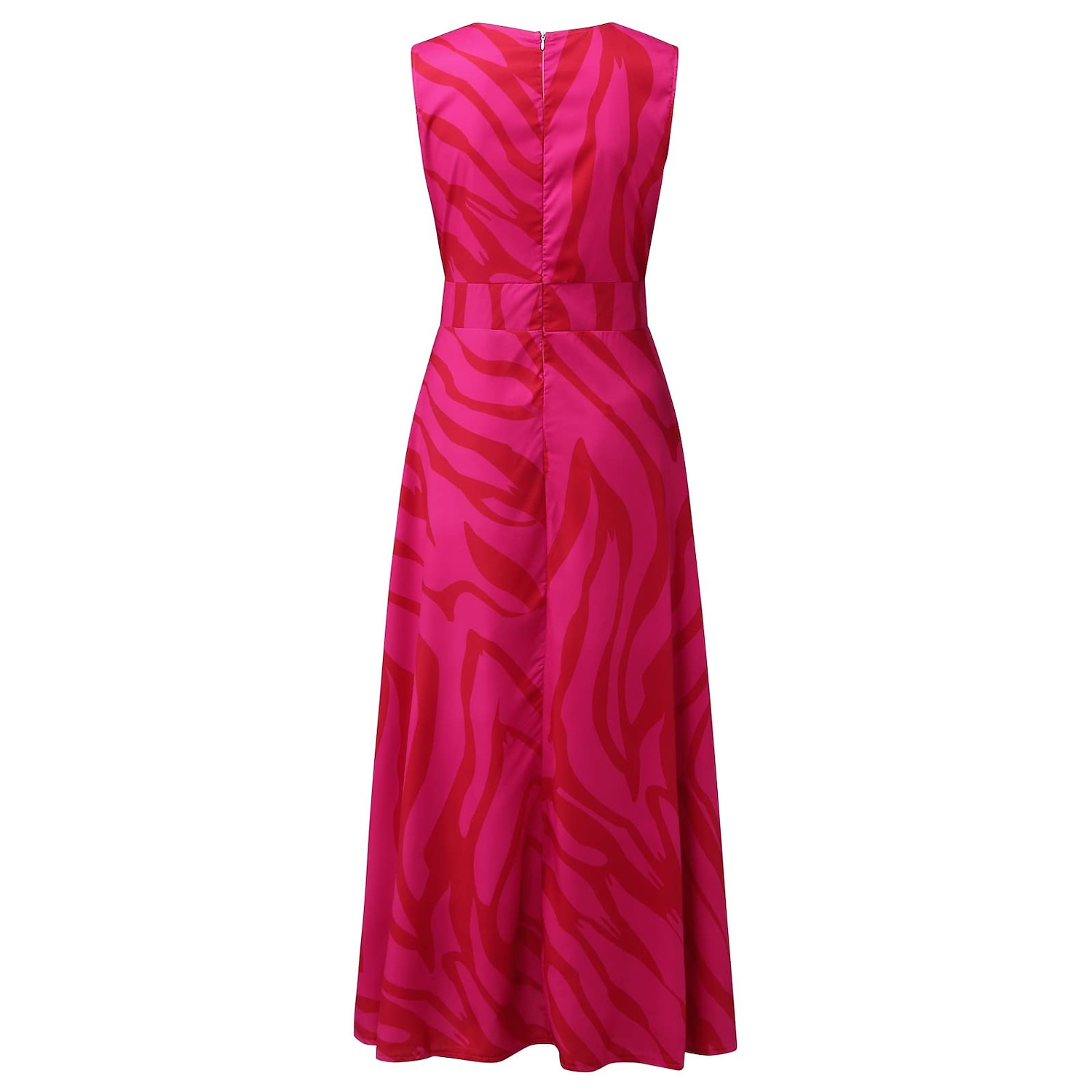Women's Casual Dress Swing Dress Long Dress Maxi Dress Blue Light Green Fuchsia Sleeveless Floral Print Spring Summer V Neck 2023 S M L XL XXL 2025 - $38.99 –P4