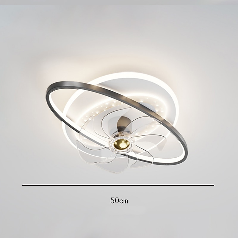 Deckenventilator mit Licht dimmbar 105/50cm 6 Windgeschwindigkeiten moderner Deckenventilator für Schlafzimmer, Wohnzimmer ca&amp; Fernbedienung 110-240V 2025 - $400.21 –P6