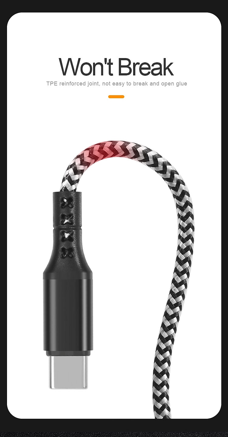 Multi Charging Cable 3.9ft USB A to Type C / Micro / IP 3 A Fast Charging Nylon Braided Durable 3 in 1 For Macbook iPad Samsung Phone Accessory 2025 - $12.99 –P5