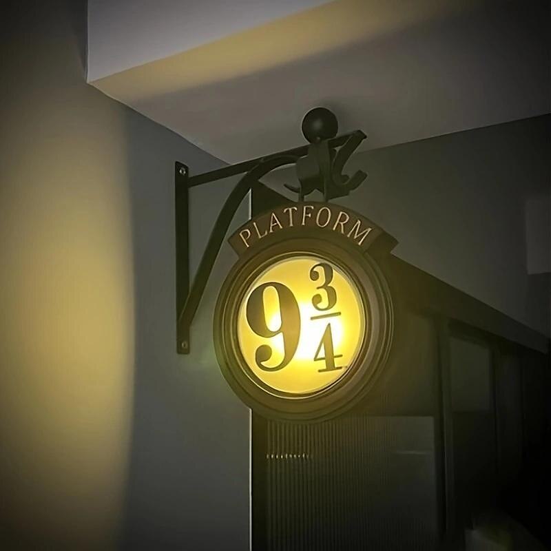 9¾ LED agățat lumina de noapte decorarea casei decorarea peretelui lămpi de perete suspendate lămpi magice lampă vintage 3d decorațiuni pentru cameră de acasă harries cadouri de aniversare pentru 2025 - $28.99 –P5