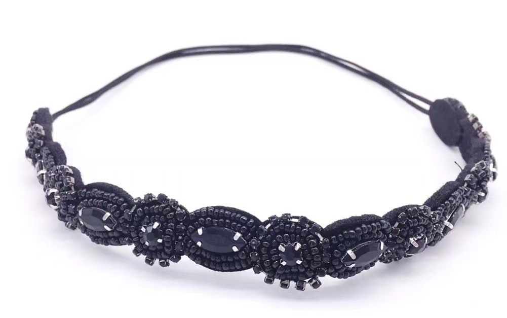 6 peças elásticas com strass frisadas tiaras femininas feitas à mão joias vintage faixas de cabelo para acessórios de cabelo feminino 20-26,8 multicolor de 2026 por $17.99 –P1