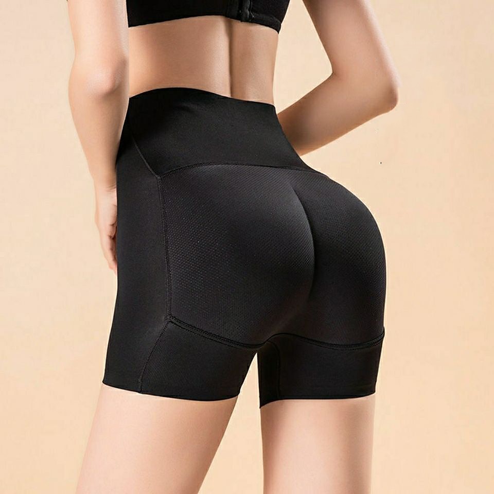 pantaloncini modellanti da donna con vita alta e scrunch, corti neri, semplici, completi per la casa del 2025 a $13.99 –P4
