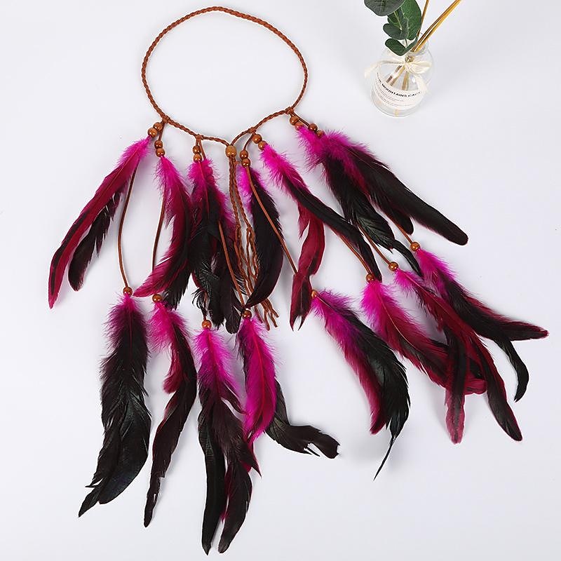 höyhen Dreamcatcher hiusasusteet boheemityylinen unensieppaaja höyhen hiuspanta naisten hiusasusteet 2025 - $8.49 –P13