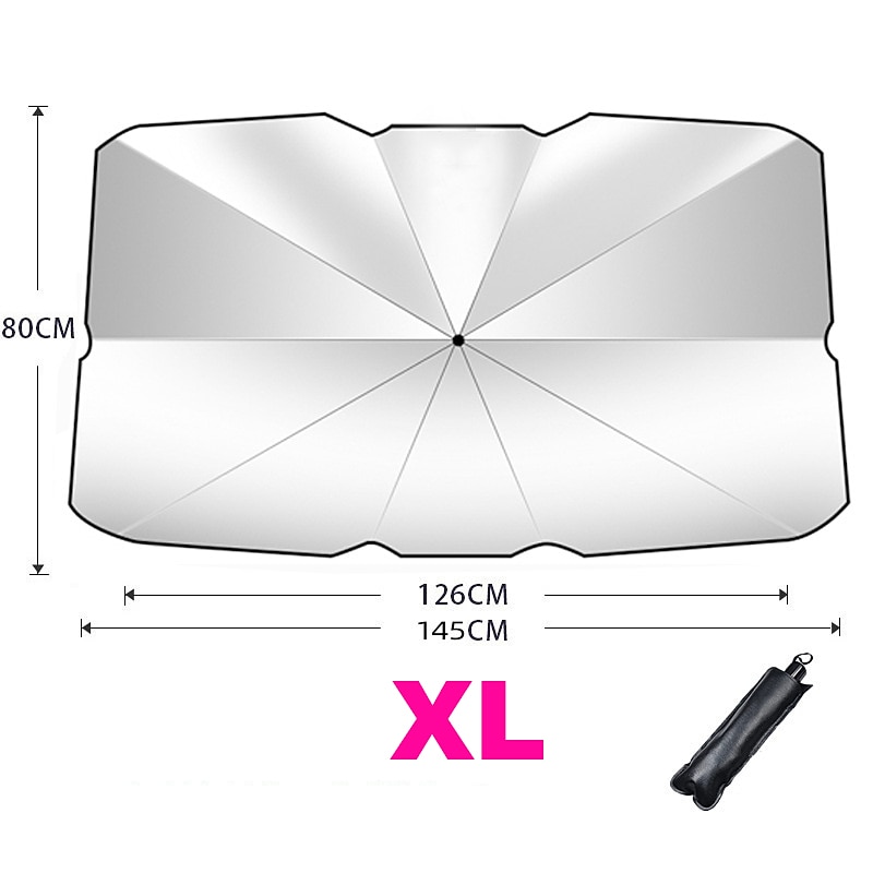 Car Sunshade Umbrella for Front Window, Foldable UV Protection Interior Sun Shade, Auto Windshield Cover, UV Blocker for Car 2025 - $17.99 –P3