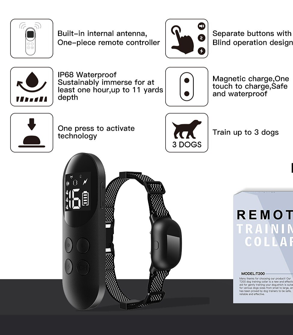 clickers de dressage de chien kits sans fil taille réglable dresseur étanche pour chien nylon de sécurité abs + pc clickers aides au comportement entraînement à l'obéissance pour animaux de compagnie de 2025 ? $56.99 –P3