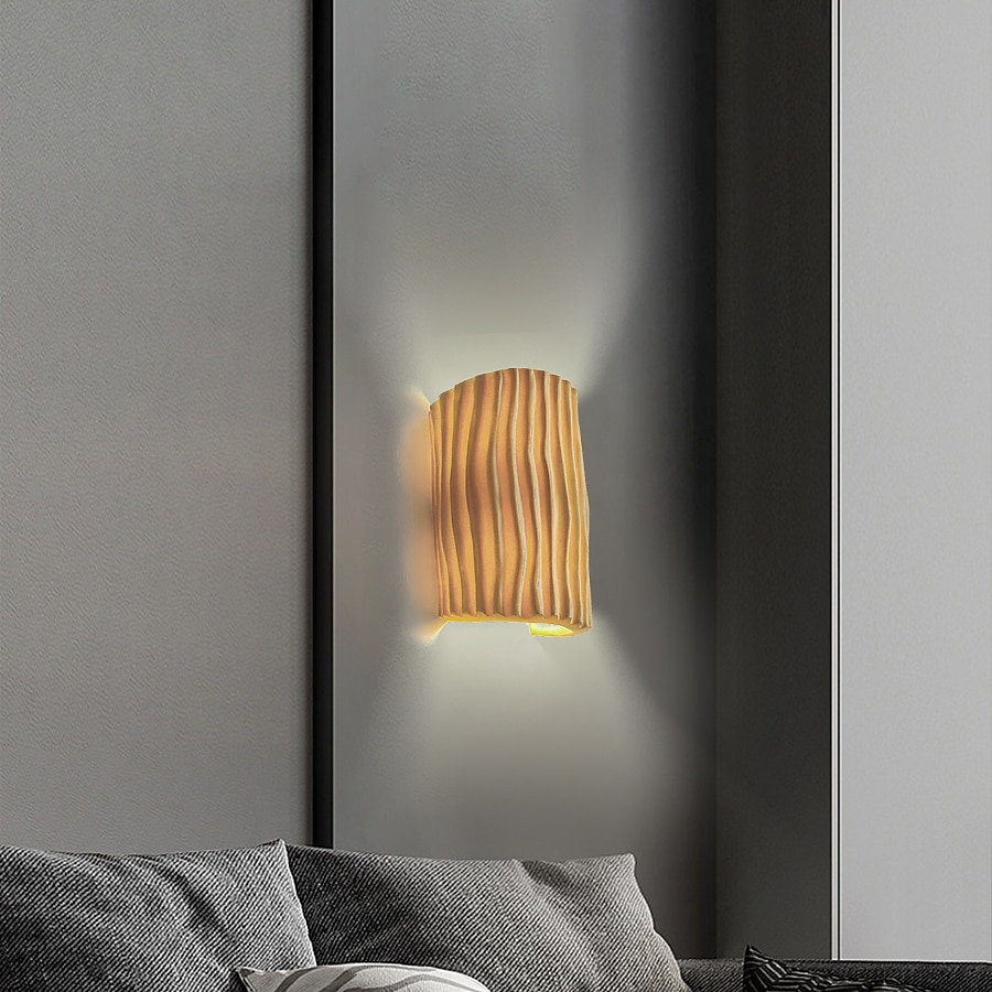 lampada da parete a led striscia design 10 "resina 5w moderna sfondo a led lampada da parete soggiorno camera da letto comodino applique da parete per interni ligting applique bianco caldo 1 pz del 2025 a $82.99 –P11