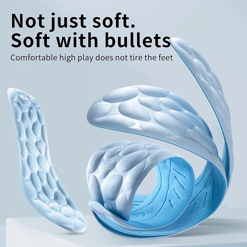 1 Pair Comfortable Gel Insoles with Massage Pebble Design – Arch Support and Shock Absorption for All-Day Foot Comfort 2026 - $8.99 –P3