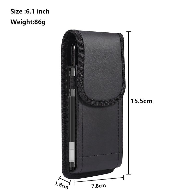 Large Capacity Mobile Phone Bags Cell Phone Holster Pouch with Belt Loop Wallet Case Cover Case Waist bag Phone Protector 2025 - GBP £9 –P6