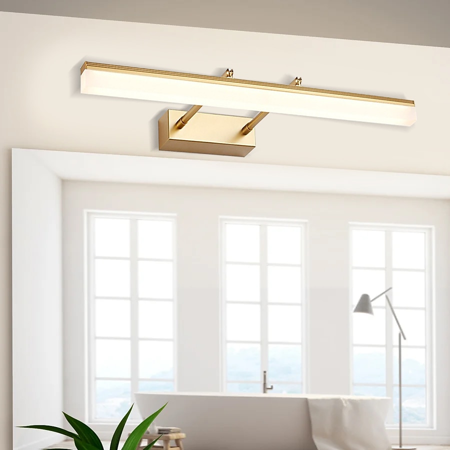 Mirror LED Vanity Light Bathroom Lighting Living Room Bathroom Iron Wall Light IP66 Generic 16 W 2025 - $104.99 –P2