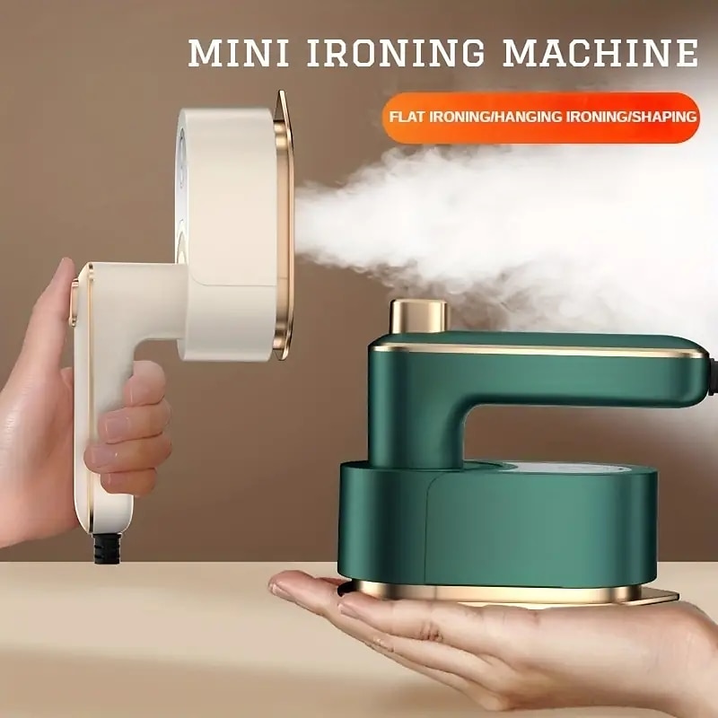 mist kledingstuk stoomboot mini kleding stof stoomstrijkijzer reizen draagbaar elektrisch droog nat doorwaadbaar patches opknoping strijkmachine 2025 - $26.99 –P1