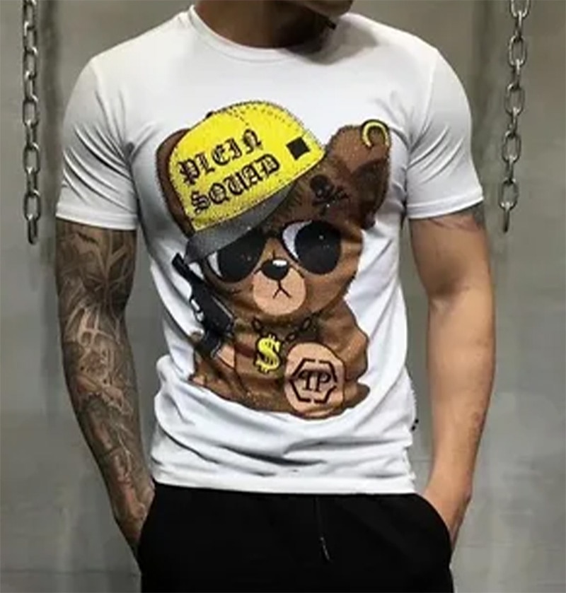 Herre Grafisk Dyr Morsom T skjorte Morsomme t-skjorter Kortermet T skjorte 3D-utskrift Crew-hals Skjorte Årgang Mote Designer utendørs Daglig Sport Svart og Hvit 1 Svart Vår sommer Klær S M L XL 2XL 2025 - $17.99 –P5
