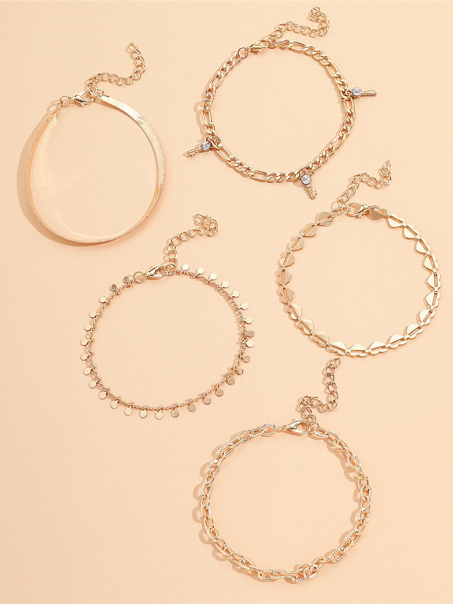 Women's Fashion Outdoor Heart Anklet 2025 - $9.49 –P4