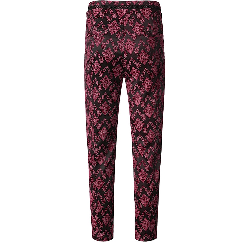 Prinz Vampir Retro Vintage Punk & Gothic Mittelalterlich Renaissance Steampunk Hosen Hose Hohe Taillenlinie Herren Jacquard Kostüm Jahrgang Cosplay Normallänge Hosen Halloween 2025 - $38.99 –P10