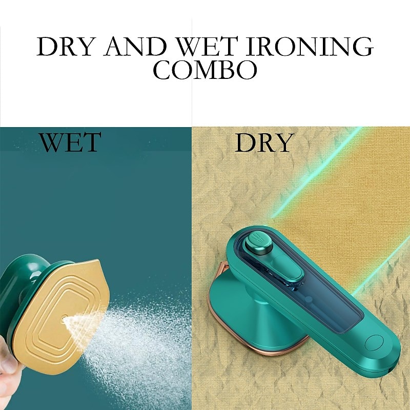 mini kledingstuk stoomboot draagbare handheld stoomstrijkijzer warmte persmachine thuis reizen voor kleding strijken nat droog strijken machine 2025 - $27.99 –P7