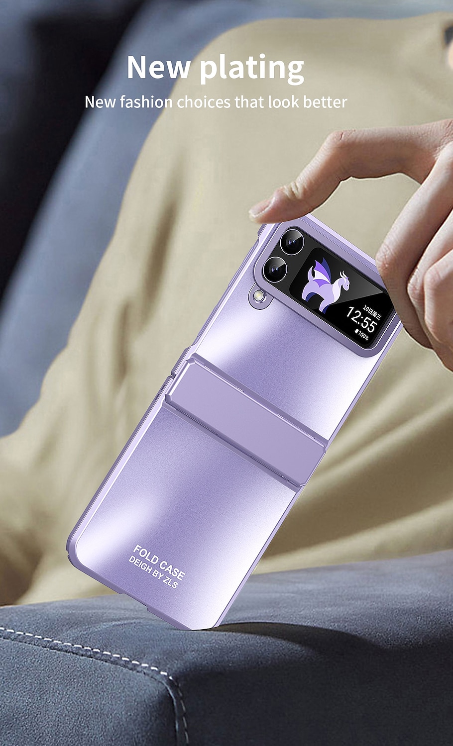 2025年 電話 ケース 用途 サムスンのギャラクシー Zフリップ6 Z Flip 5 Z Flip 4 Z Flip 3 フルボディーケース 耐衝撃 ソリッド アルミニウム合金 コレクション – $24.99 –P9