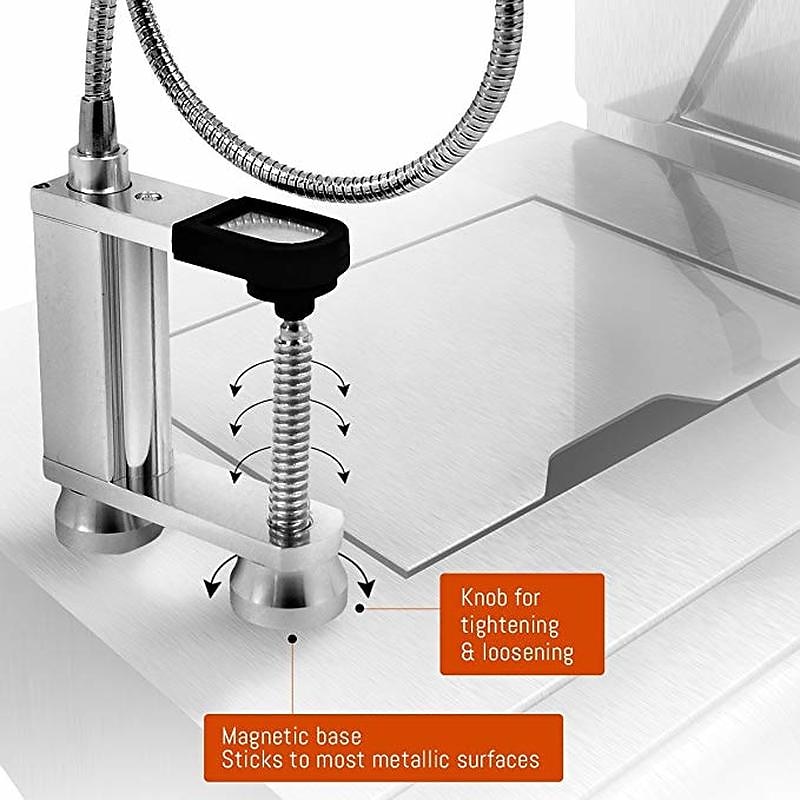 10W Magnetic BBQ Led Grill Light Adjustable 360 Degree Flexible Gooseneck Screw Clamp for Party Office Outdoor Indoor Barbeque Tools  AAA battery powered 2025 - $50.99 –P3