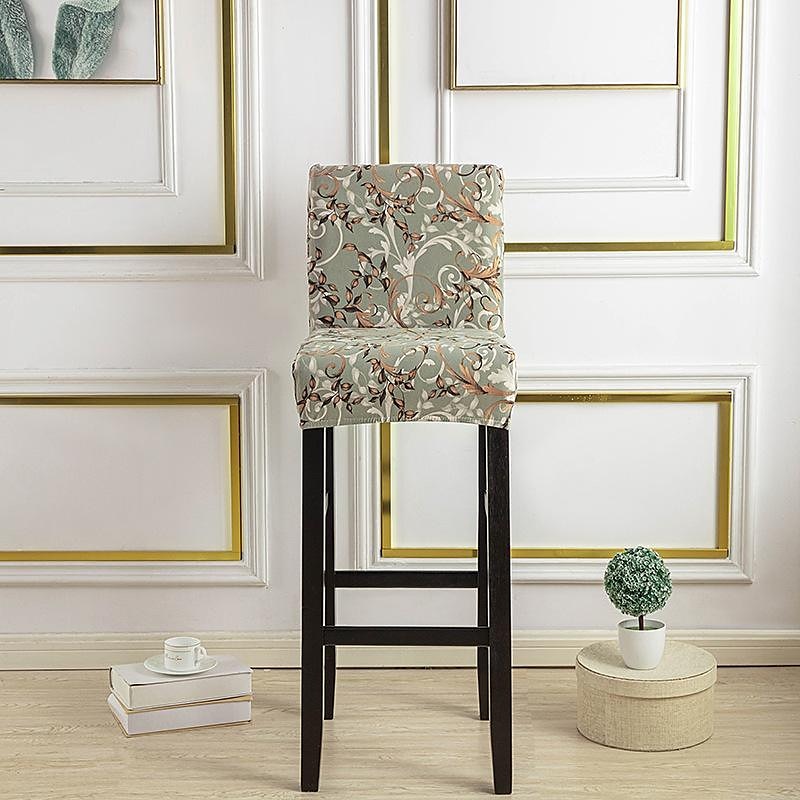 Stretch Bar Stool Cover Pub Counter Stool Chair Slipcover for Dining Room Cafe Furniture Seat Cover Stretch Protectors Non Slip with Elastic Bottom 2025 - $9.49 –P6