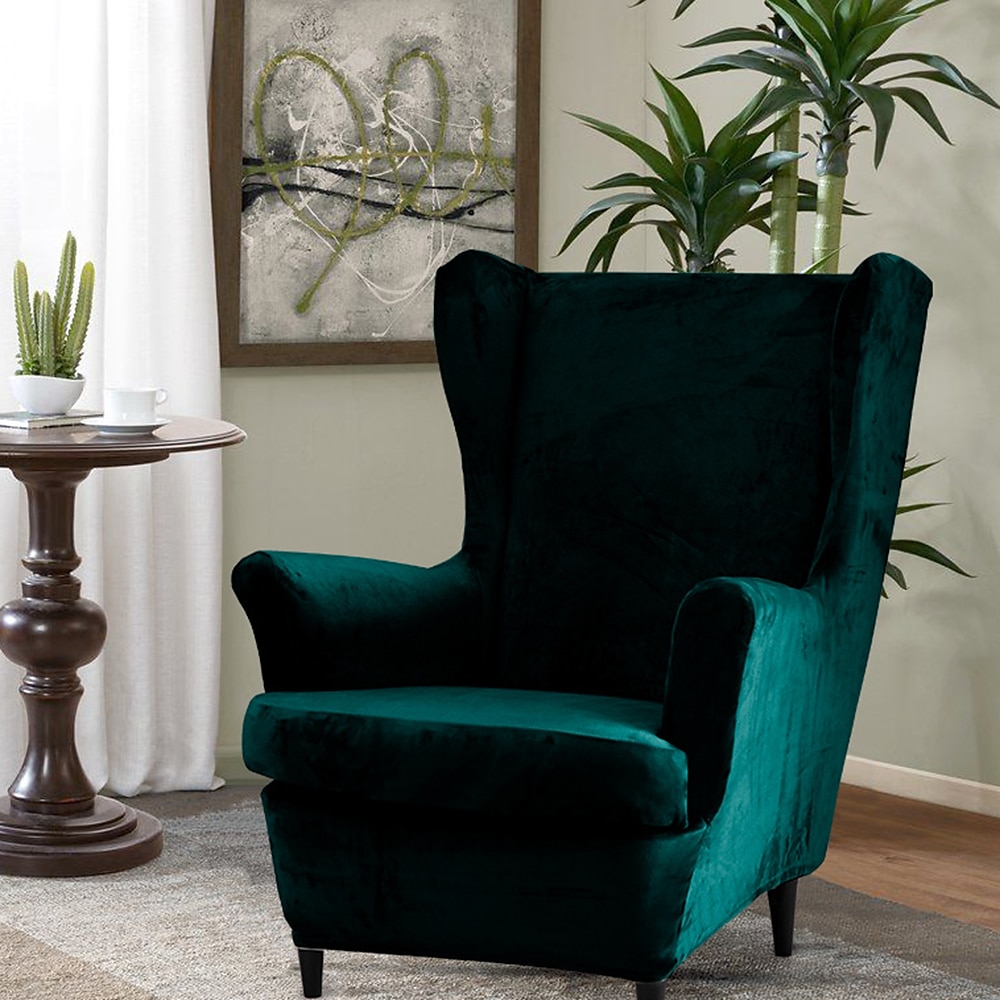 כיסוי כיסא גב כנף מתיחה קטיפה כיסוי כורסה ספנדקס כיסוי כיסא כנף כיסויי ספה לכלבים חיית מחמד, מגן ריהוט ספה רחיץ איקאה סטרנדמון 2026 - $58.99 –P13