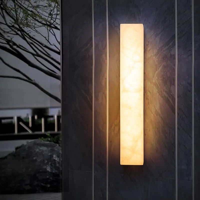 Lâmpada de parede led ao ar livre à prova d'água 20 w mármore luz de parede interna quarto moderno luz branca quente 110-240 v de 2025 por $165.99 –P4
