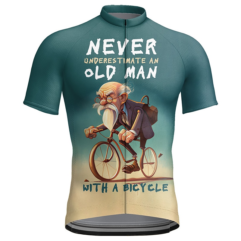 Men's Cycling Jersey Short Sleeve Bike Jersey Top with 3 Rear Pockets Mountain Bike MTB Road Bike Cycling Breathable Quick Dry Moisture Wicking Reflective Strips Red Royal Blue Blue Graphic Polyester 2025 - $28.99 –P6