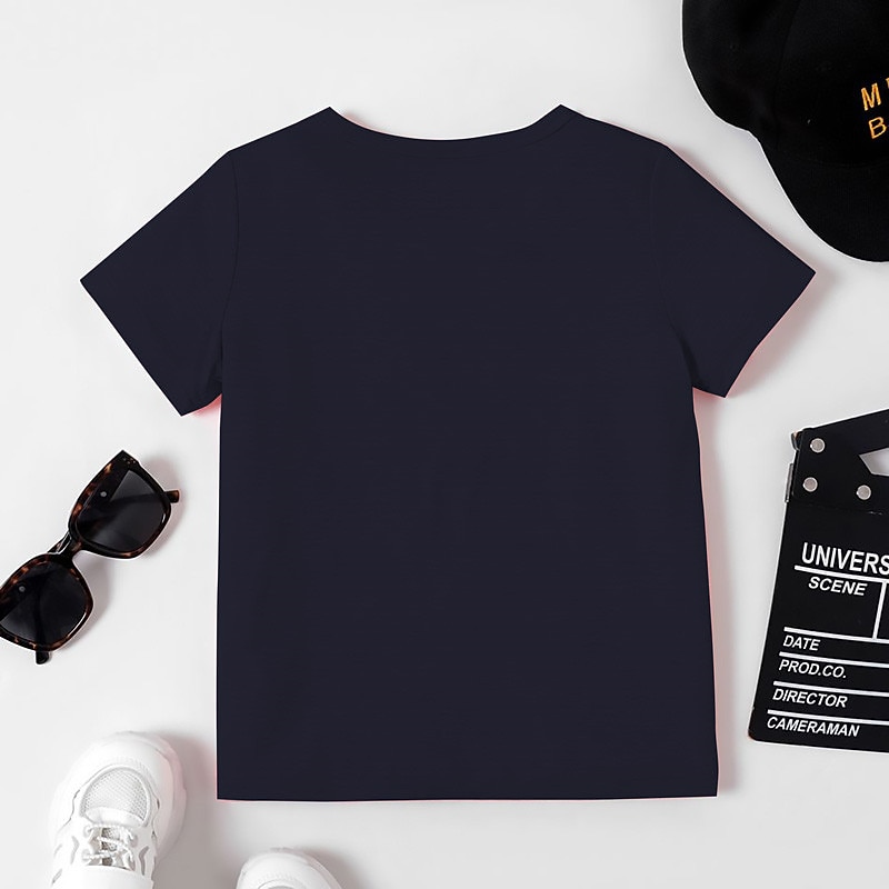 Para Meninas 3D Gráfico Desenho Animado Girafa Camisa Camiseta Manga Curta Impressão 3D Verão Primavera Ativo Moda Estilo bonito Infantil 3-12 anos Ao ar livre Casual Diário Normal de 2026 por $11.99 –P7
