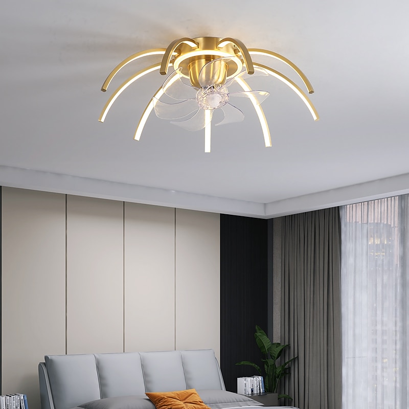 Ceiling Fan with Light Dimmable 65cm 6 Wind Speeds Modern Ceiling Fan for Bedroom, Living Room App & Remote Control 110-240V 2025 - $475.09 –P9