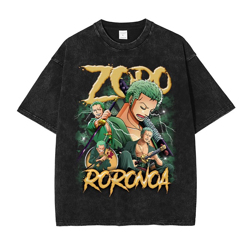 2025年 ワンピース ロロノア・ゾロ Tシャツ(21) オーバーサイズ