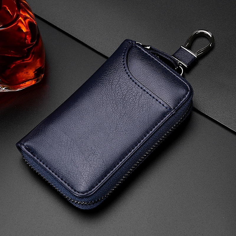 γνήσιο δέρμα μπρελόκ unisex κλειδί τσάντα οργάνωσης πολλαπλών χρήσεων θήκη πορτοφολιού έξυπνη νοικοκυρά αυτοκίνητο μικρή κλειδοθήκη με κλειδιά θήκη 2025 - $15.99 –P5