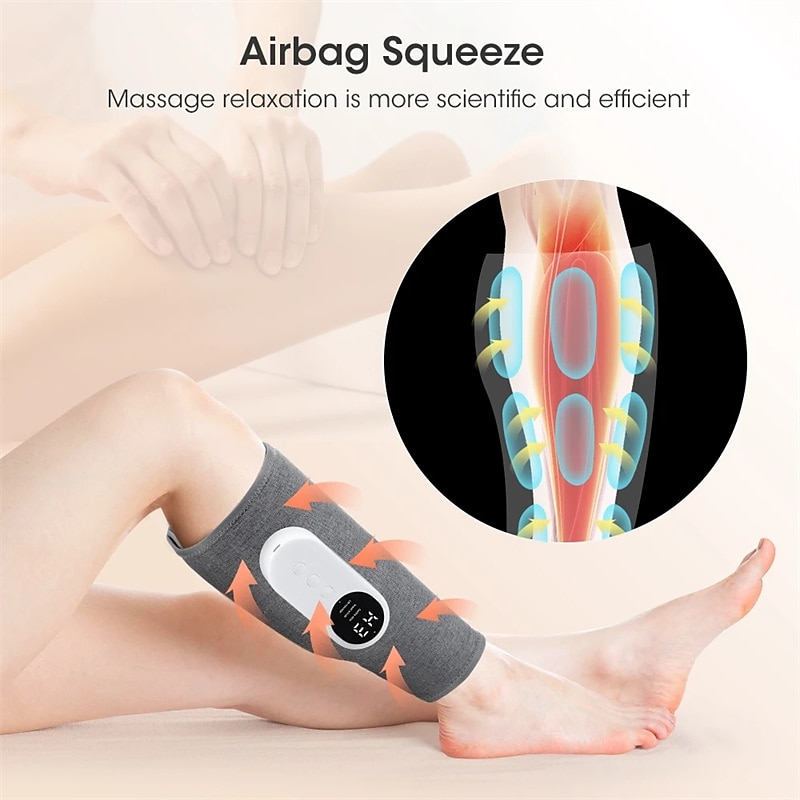 Leg Massage Heated Physiotherapy Equipment Electric Air Compression Calf  Massage Belt Machine Relief Muscle Pain Relax Apparatus - Leg Massage  Apparatus - AliExpress