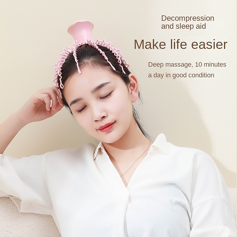 2023 New Octopus Head Massager Electric Head Massager With Claw Instrument Deep Relaxation Octopus Head Scratcher 2025 - $19.99 –P10