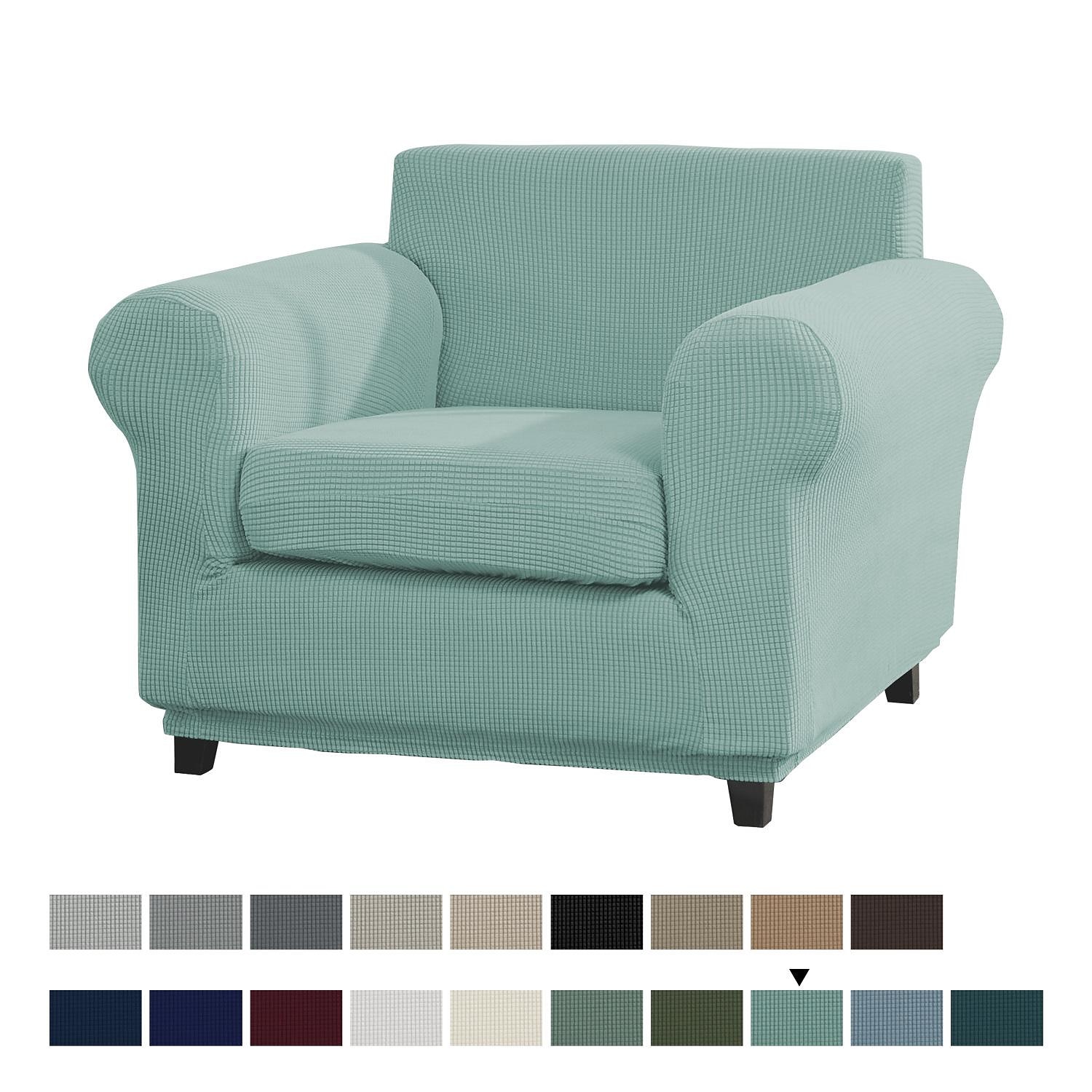 Stretch Single Sofa Cover For Dogs Pet, Armchair Slipcover 1 Seater Couch Furniture Protector with Elastic Bottom Washable Couch Furniture Protector 2025 - $56.99 –P7