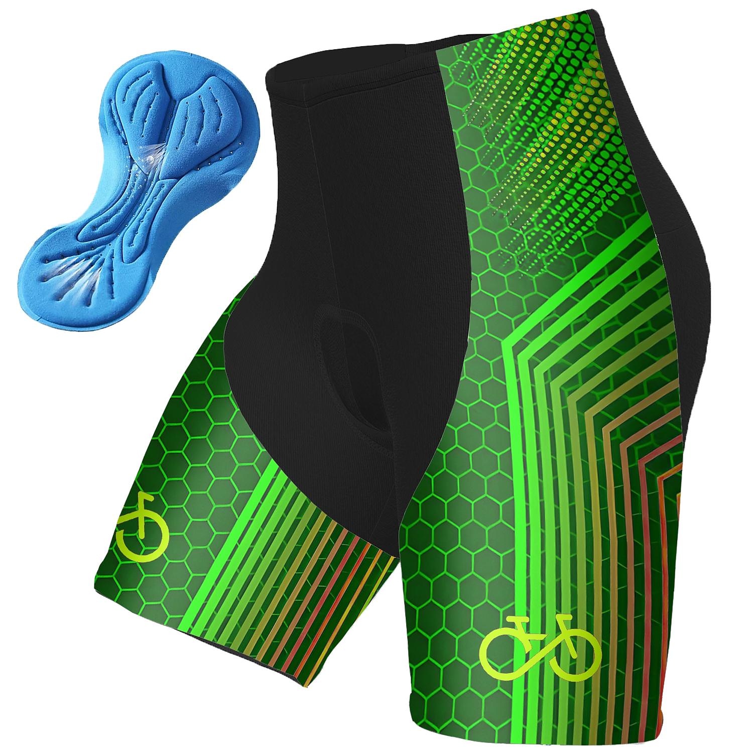 Per uomo Grafico Geometrico Pantaloncini da ciclismo Bicicletta Pantaloncini imbottiti / Fondello Pantaloni Mountain Bike MTB Ciclismo su strada Gli sport Cuscinetto 3D Asciugatura Rapida Strisce del 2026 a $28.99 –P3