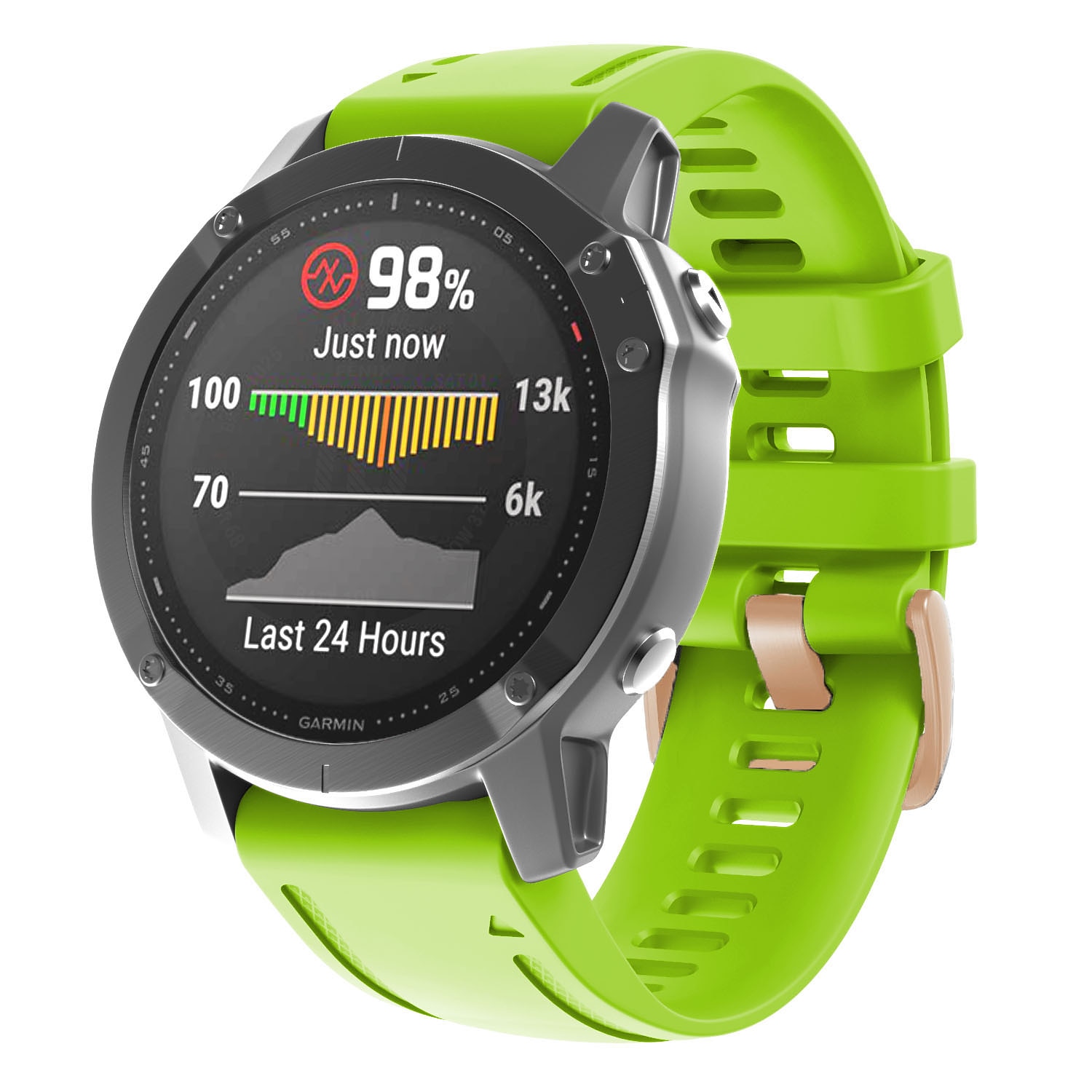 Kellon ranneke varten Garmin Fenix 7S Pro 6S 5S Plus Epix Pro 42mm Approach S70 42mm Instinct 2S Descent Mk2S D2 Delta S 20mm Silikoni Korvaus Hihna Pikakiinnitys 22mm Urheiluhihna Ranneke 2025 - $13.99 -P13