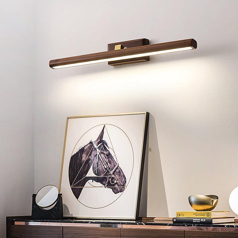 Interno Vintage Stile Nordico Luci da Specchio Lampade da Parete per Interni Soggiorno Camera da letto Legno Luce a muro 110-120V 220-240V del 2025 a $116.99 –P1