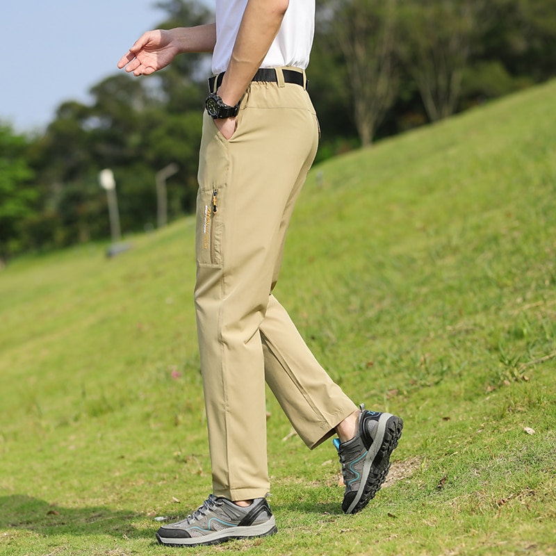 Men's Hiking Pants Trousers Outdoor Regular Fit Breathable Quick Dry Soft Sweat wicking Bottoms Dark Grey Black Camping / Hiking Hunting Fishing S M L XL XXL 2025 - $18.99 –P7