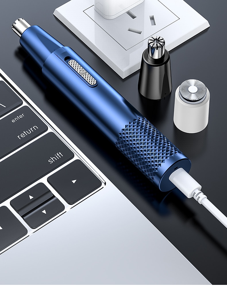Electric Nose Hair Clipper Rechargeable Multi-kinetic Shaving Two-in-one Unisex Fully Automatic Washable Shaving Nose Trimmer 2025 - $14.99 –P19