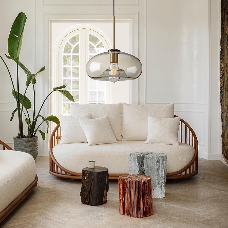 20 cm Single Design Pendant Light Glass Glass Electroplated Vintage Nordic Style 110-120V 220-240V 2025 - $147.99 –P18