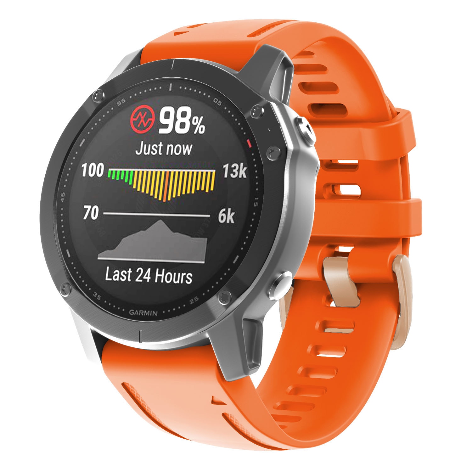 Kellon ranneke varten Garmin Fenix 7S Pro 6S 5S Plus Epix Pro 42mm Approach S70 42mm Instinct 2S Descent Mk2S D2 Delta S 20mm Silikoni Korvaus Hihna Pikakiinnitys 22mm Urheiluhihna Ranneke 2025 - $13.99 -P5