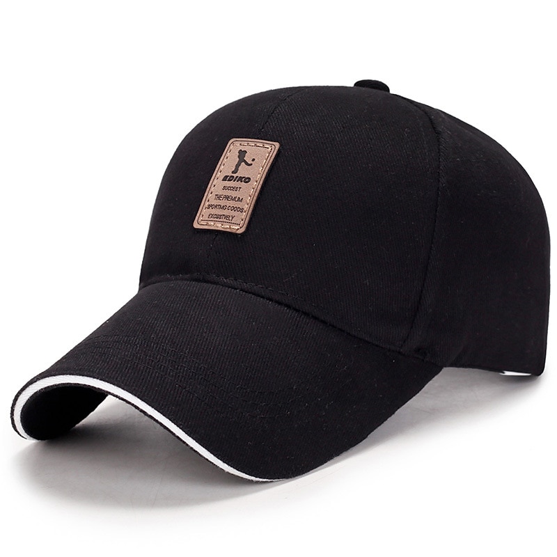 Per uomo Unisex Cappellino da baseball Cappello da camionista Nero Bianco Poliestere Viaggi Stile da spiaggia Esterno Da mare Liscio Regolabile Crema solare Traspirante Di tendenza del 2026 a $17.99 –P7