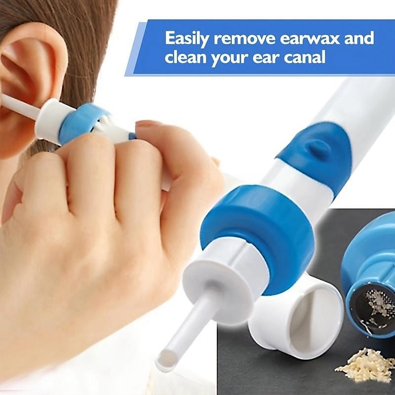 Electric Ear Suction Device,Portable Comfortable Efficient Automatic Electric Vacuum Soft Ear Pick Ear Cleaner Easy Earwax Remover Soft Prevent Ear-Pick Clean Tools Set for Adults Kids 2025 - $9.49 –P8