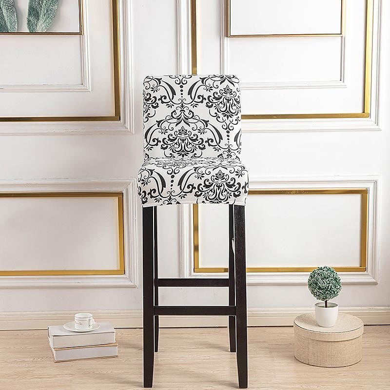 Stretch Bar Stool Cover Pub Counter Stool Chair Slipcover for Dining Room Cafe Furniture Seat Cover Stretch Protectors Non Slip with Elastic Bottom 2025 - $9.49 –P15