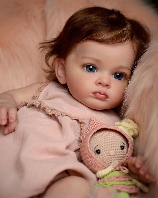 22 pouce Poupée Reborn Jouet pour Bébé & Nourrisson Poupée Reborn Toddler Poupée Poupée bébé Reborn Bébé Nouveau née réaliste Cadeau Vinyle W-2142JS cadeaux noël enfant avec vêtements et accessoires de 2025 ? $139.99 –P5