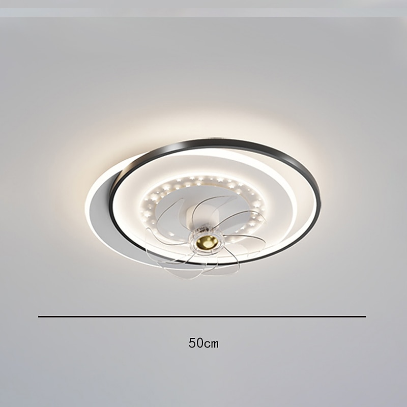 Deckenventilator mit Licht dimmbar 105/50cm 6 Windgeschwindigkeiten moderner Deckenventilator für Schlafzimmer, Wohnzimmer ca&amp; Fernbedienung 110-240V 2025 - $400.21 –P8