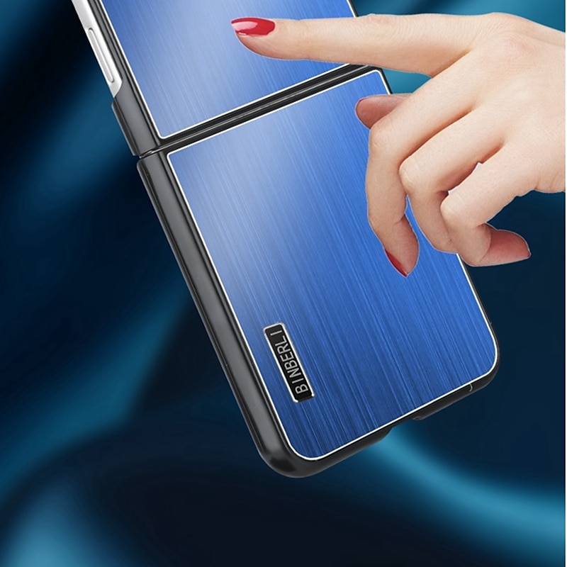 teléfono Funda Para Samsung galaxia Z Flip 6 Z Flip 5 Z Flip 4 Z Flip 3 Estuche ultrafino Marco Antigolpes anti-caída Protección de grado militar Armadura Aleación de aluminio 2025 - $20.99 –P11