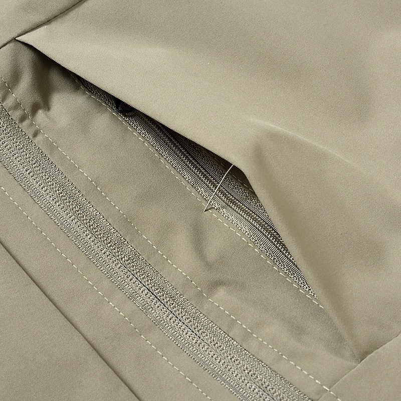 Herr Fiskeväst Vandringsväst Ärmlös Ytterkläder Överdelar Utomhus Andningsfunktion Snabb tork Multi Pocket Lättvikt Ficka Spänne Chinlon Svart Kräm Armégrön Arbete Fiske Klättring 2025 - $39.99 –P11