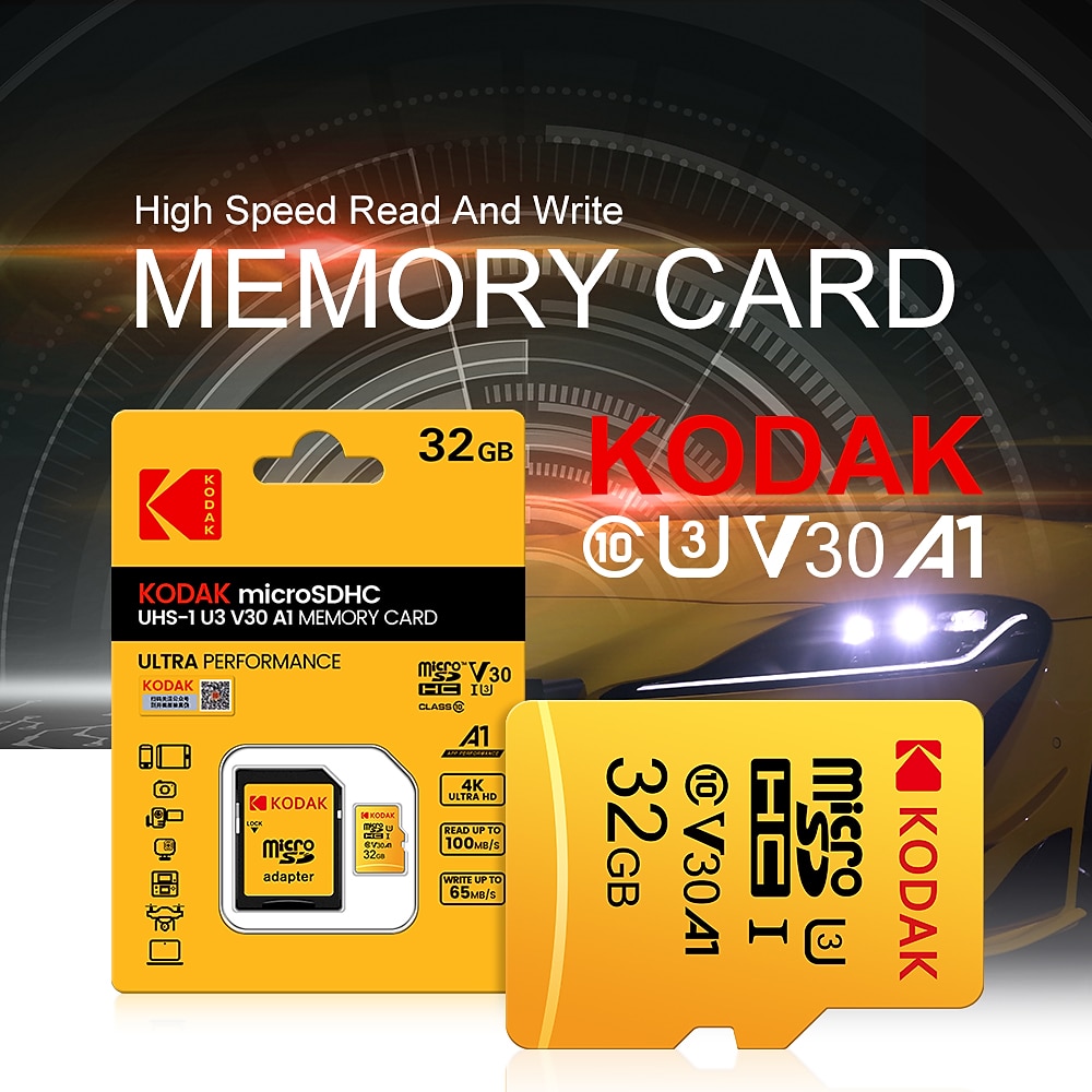 Microdrive 32Gt Micro SD / TF Muistikortti Luokka 10 80M/S Kamera 2025 - $14.99 –P8