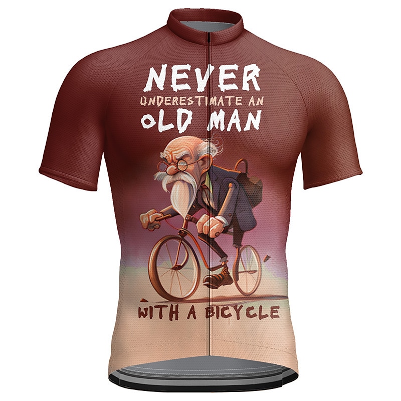 Men's Cycling Jersey Short Sleeve Bike Jersey Top with 3 Rear Pockets Mountain Bike MTB Road Bike Cycling Breathable Quick Dry Moisture Wicking Reflective Strips Red Royal Blue Blue Graphic Polyester 2025 - $28.99 –P10