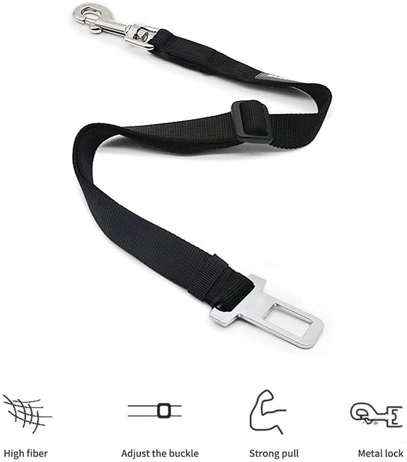 Retractable Dog Safety Belt Pet Car Safety Belt Dog Car Safety Buckle 2026 - $16.99 –P8