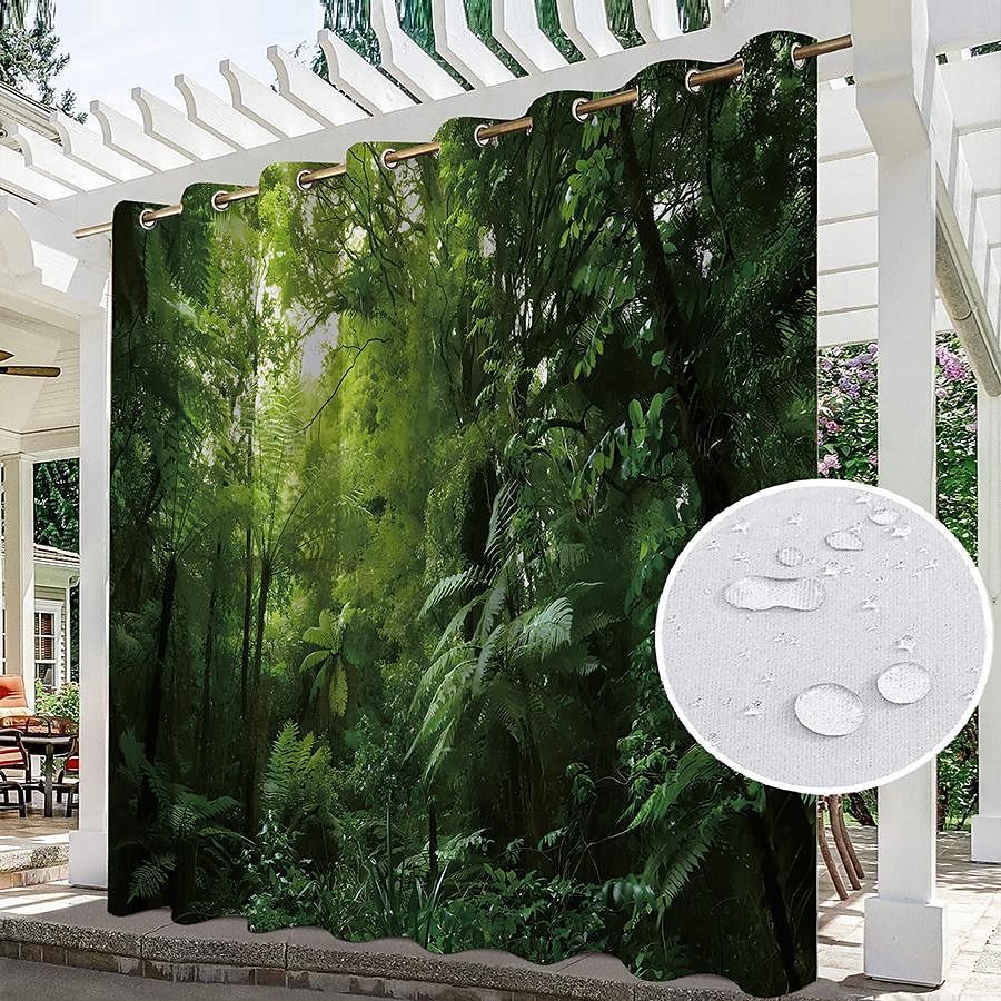 cortinas impermeables al aire libre para el patio de la boda interior cortinas gruesas con ojales de privacidad para el dormitorio de la boda, la sala de estar, el porche, la pérgola, la cabaña, 1 2025 - $31.99 –P9